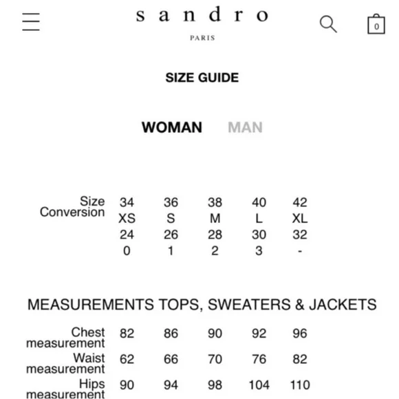 Sandro Paris - Mohair Oversize Sweater In Violet 
size 1 - Picture 9 of 9